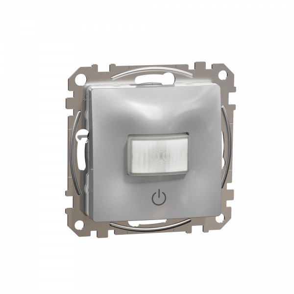 Датчик руху із вимикачем 10 A Алюміній Sedna Design Schneider Electric SDD113504
