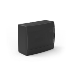 Щит накладний Horoz SURFACE MOUNTED 8 модулів чорний