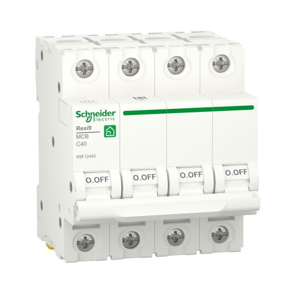 Автоматичний вимикач 4P 40A C 6kA Schneider Electric Resi9 R9F12440