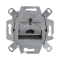 Механизм розетки 1хRJ45 6 категория UTP Merten MTN4530-0000