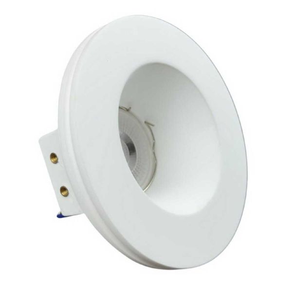Світильник точковий вбудований Violux Dolomit-R GU10 max 35W коло гіпс IP20 білий