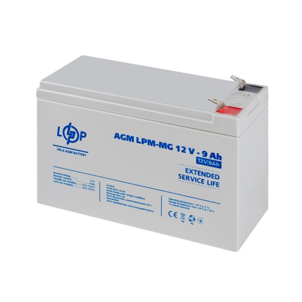 Аккумулятор мультигелевый AGM LP LogicPower LPM-MG 12V - 9Ah
