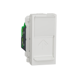 NU341018 Розетка комп'ютерна RJ45 одинарна категорія 5 UTP 1  модуль Schneider Electric Unica New білий