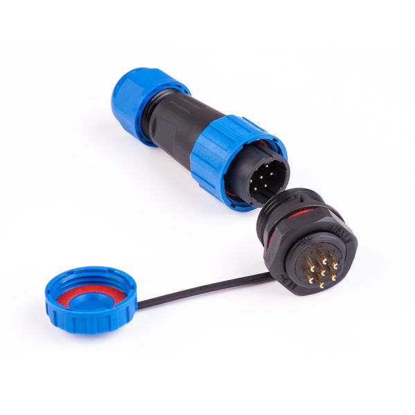 Коннектор вологозахищений SP-16 7pin