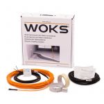 Теплый пол Woks 10 тонкий нагревательный кабель двужильный 100м 1082Вт 0918020