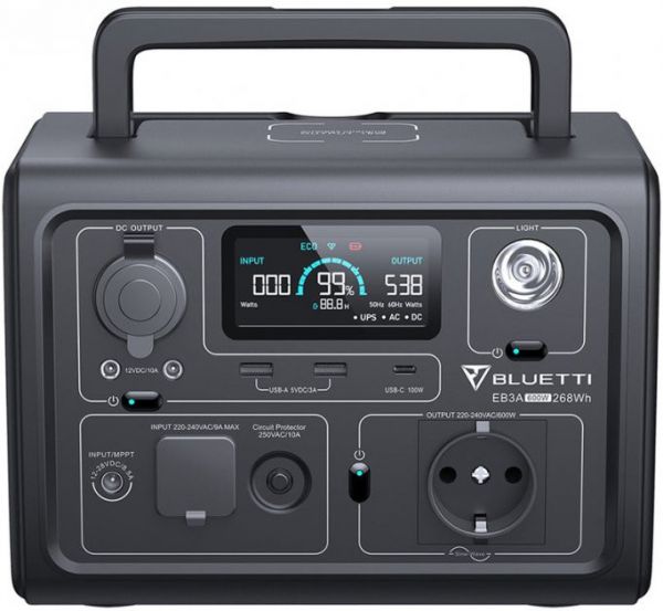 Портативний зарядний пристрій BLUETTI EB3A Portable Power Station 600W 268Wh