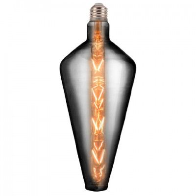 Лампа свiтлодiодна 8W E27 2400K filament Horoz PARADOX-XL Titanium