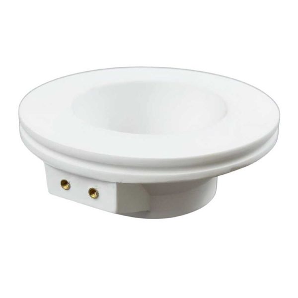 Світильник точковий вбудований Violux Dolomit-R GU10 max 35W коло гіпс IP20 білий