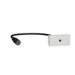 NU343318 Розетка Minijack 1 модуль білий