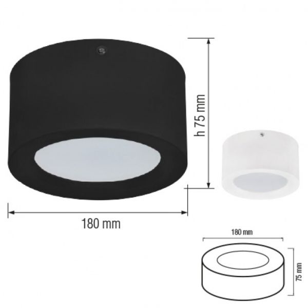 Cвітлодіодний світильник Horoz SANDRA-15 15W 4200К білий