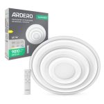 Світильник люстра накладний led Ardero AL6114ARD ATLANT R 65Вт 3000-6500K з пультом білий