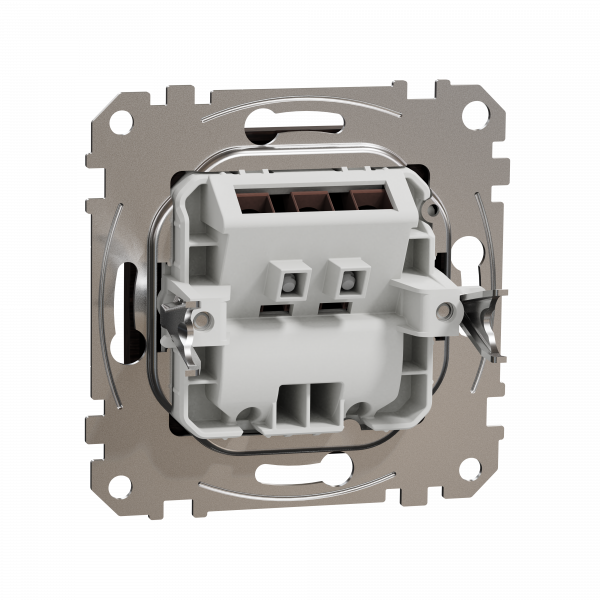 Вивід кабелю – 25 A Sedna Design & Elements Венге-ефект дерева Schneider Electric SDD181903