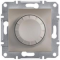 Светорегулятор поворотный 315 ВА (диммер) Бронза Asfora Plus Schneider Electric EPH6600169