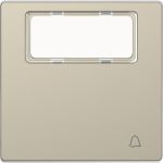 Клавиша 1-ная Звонок с полем для надписи Merten D-Life MTN3365-6033 Сахара