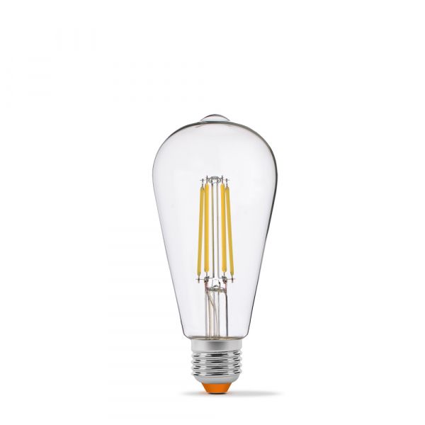 LED лампа VIDEX Filament ST64FD 6W E27 4100K  дімерна
