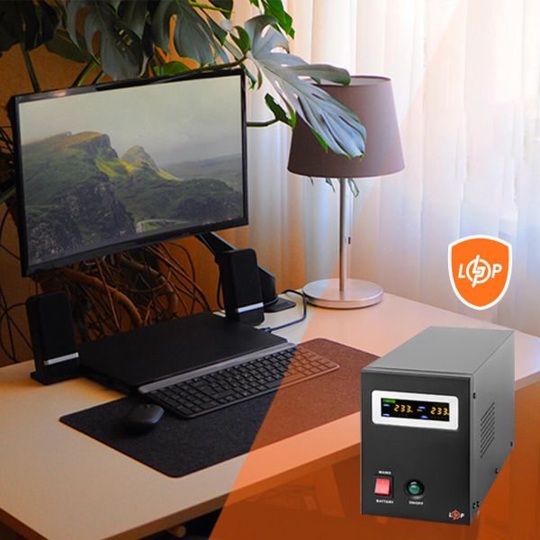 ИБП LP LogicPower LPY-B-PSW-1500VA+ 1050Вт 10A-15A с правильной синусоидой 24V