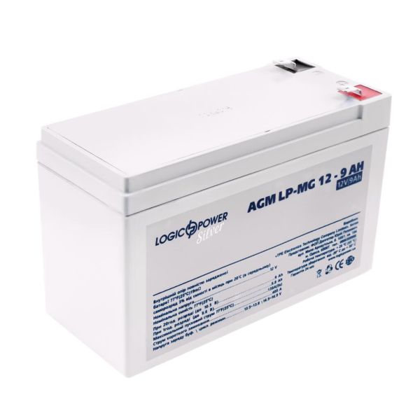 Аккумулятор мультигелевый AGM LP LogicPower LP-MG 12V - 9Ah Silver