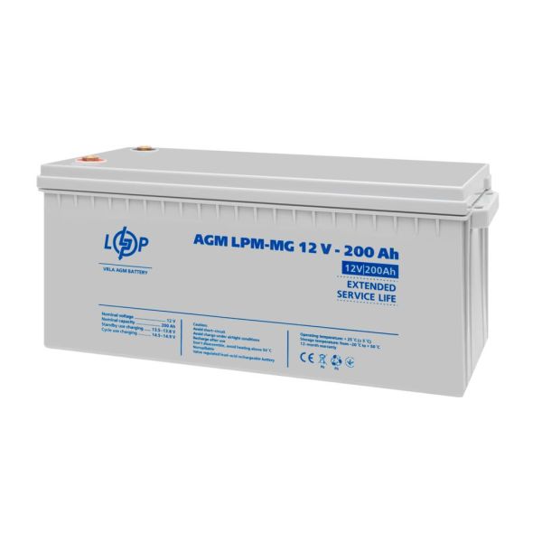 Аккумулятор мультигелевый AGM LP LogicPower LPM-MG 12V - 200Ah