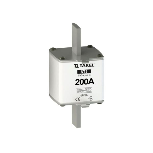 Плавкая вставка предохранителя NT3 200А Takel