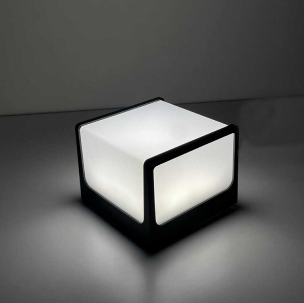 Світильник архітектурний настінний Led Violux Cube 8W 4200K IP65 чорний