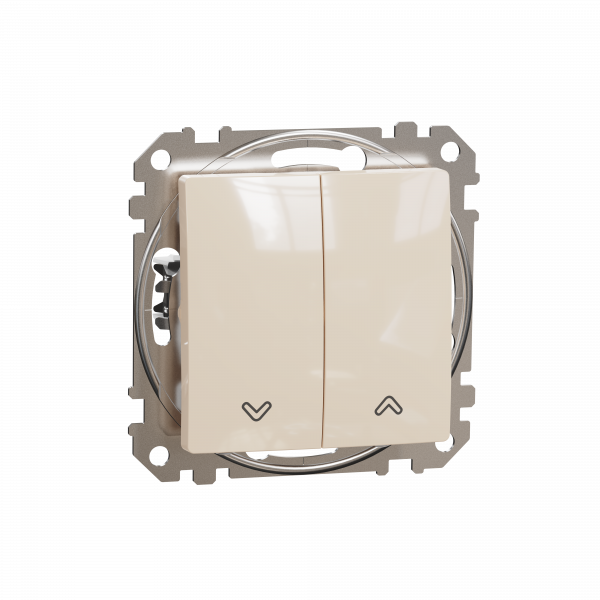 Вимикач для жалюзі Бежевий Sedna Design Schneider Electric SDD112104