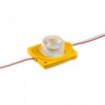 Светодиодный модуль инжекторный 12V SMD3030 1,5Вт 1 диод IP65 Standart желтый
