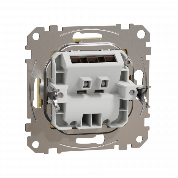 Вивід кабелю – 25 A Sedna Design & Elements Береза-ефект дерева Schneider Electric SDD180903