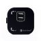 Розетка трековая двойная USB 2,4 А Electro House Pandora Черный EH-PT-002B