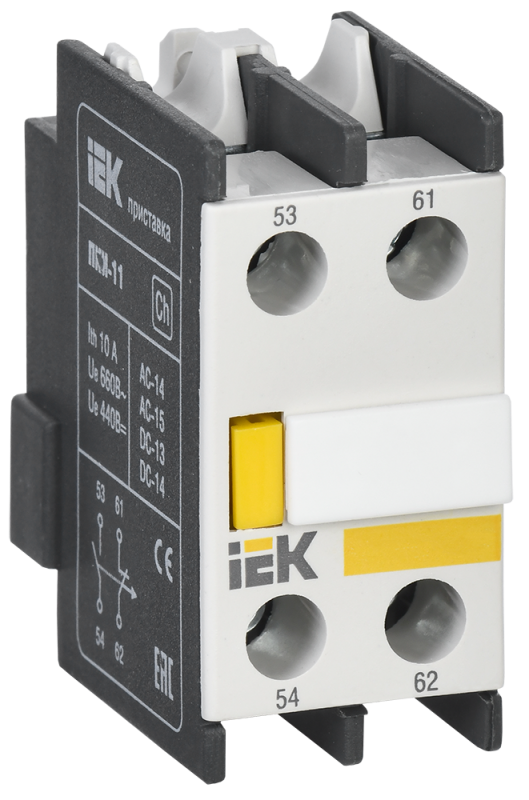 Дополнительный контакт 2НО IEK ПКИ-20 KPK10-20