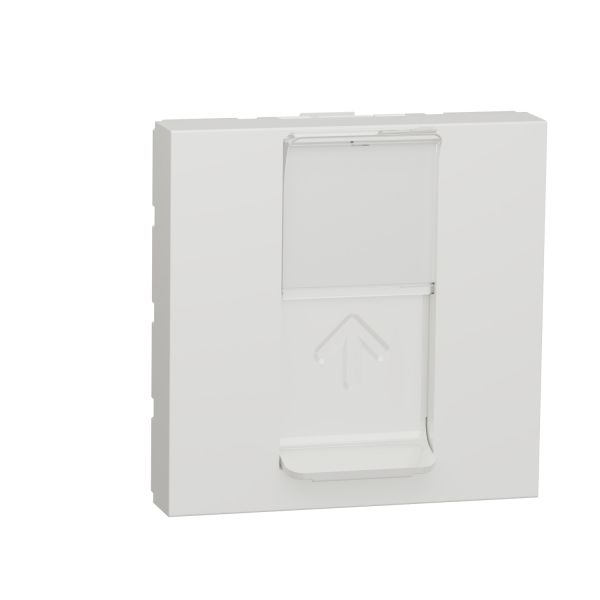 NU341718 Розетка комп'ютерна RJ45, одинарна категорія 6 STP, 2 модуль білий