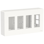NU124418 Блок unica system+ відкрита вставка 4х4 білий