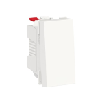 NU310618 Вимикач 1-клавішний кнопковий схема 1, 10А, 1 модуль Schneider Electric Unica New білий