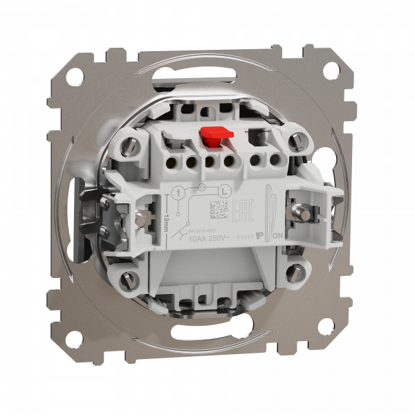 Кнопка Алюміній Sedna Design Schneider Electric SDD113111