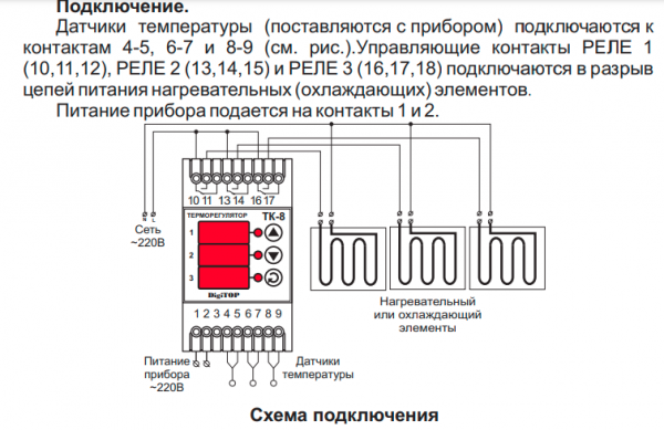 Терморегулятор DigiTOP ТК-8