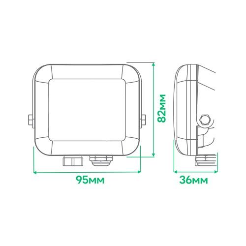 Светодиодный прожектор Ardero LL-4010ARD PRO 10W 1000Lm 6500K