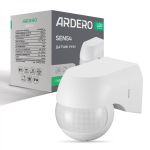 Датчик движения Ardero SEN54 400-800Вт до 12м угол 180 IP44 инфракрасный белый