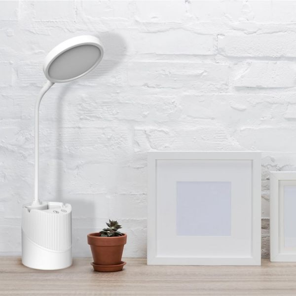 Лампа настольная Ardero led аккумуляторная de1740ard 5Вт max 240Лм 5000К белый