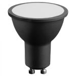 Лампа Feron led MR16 GU10 6W 4000K 230V точечная чорная