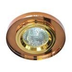 Встроенный светильник Feron 8060-2 коричневый золото