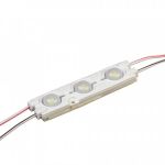Світлодіодний модуль 12V SMD5730 1,5Вт 3 діода з лінзою IP65 Standart холодний білий
