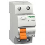 Диференційний вимикач ПЗВ Schneider Electric ВД63 2п 25A 30mA 11450