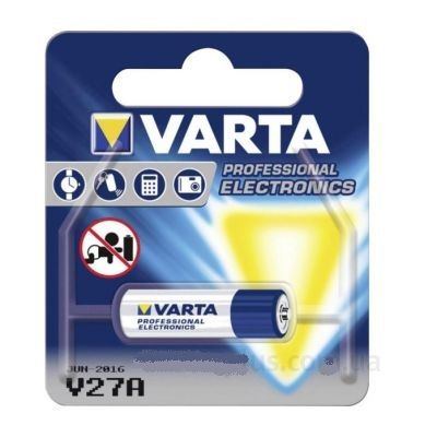 Батарейка Varta V27A BLI 1шт. Alkaline