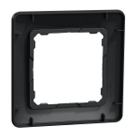 Рамка 1-постова Чорний Sedna Design Schneider Electric SDD314801
