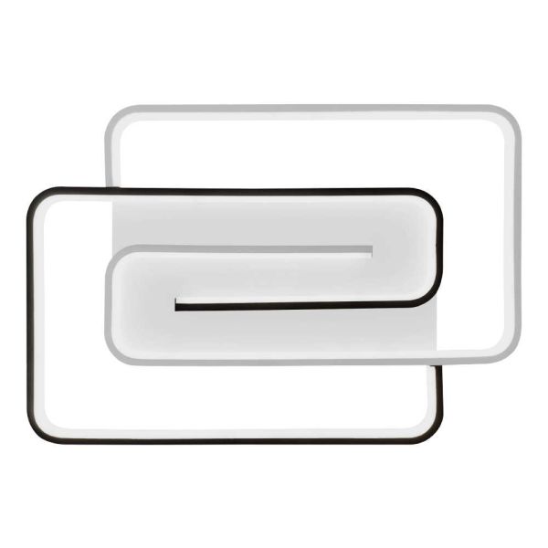 Светильник LED smart DOMINO-P+пульт прямоугольник 100W 3000-5000K IP20