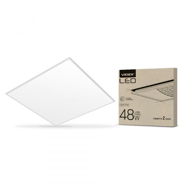 LED панель VIDEX 48W 6000K матова 2шт/упак (ціна за 1 штуку)
