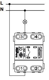 Выключатель 1-клавишный влагозащищенный белый IP44 Asfora Schneider Electric EPH0100221