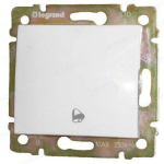 Кнопка дзвінка ip44 білий Valena Legrand 770099