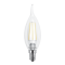 Світлодіодна LED лампа MAXUS свічка на вітрі (филамент) C37 TL, 4W тепле світло E14 (1-LED-539)