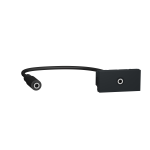 Розетка Minijack 1 модуль антрацит NU343354 Schneider Electric