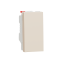 NU310344 Перемикач 1 клавішний 1 модуль Schneider Electric Unica New бежевий